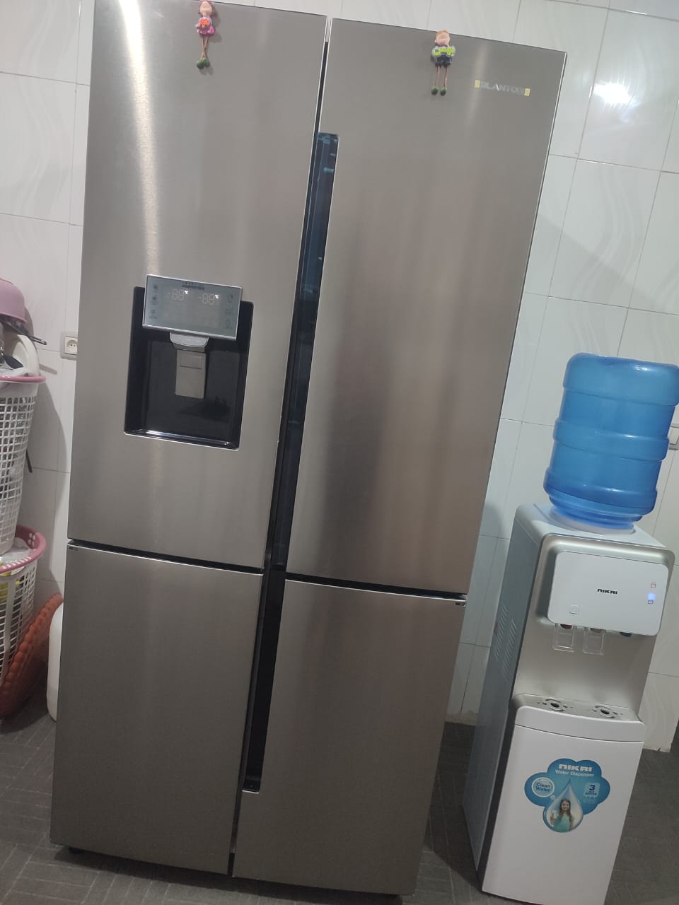 یخچال فریزر ساید بای ساید بنس مدل BR-S281H ظرفیت ۲۷ فوت با یخساز اتوماتیک