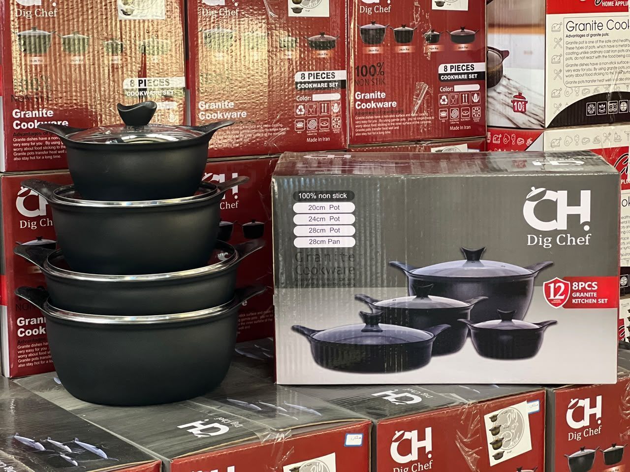سرویس ۸ پارچه دیگ چف